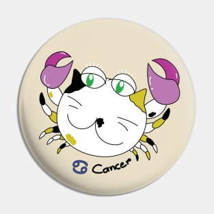 Cancer zodiac funny cat Pin