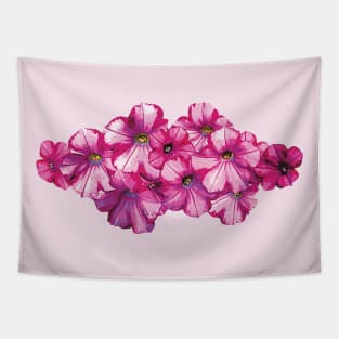 Petunias - Pink Petunias Tapestry