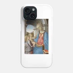 Imitator Of Fra Filippo Lippi - The Virgin And Child With An Angel Phone Case