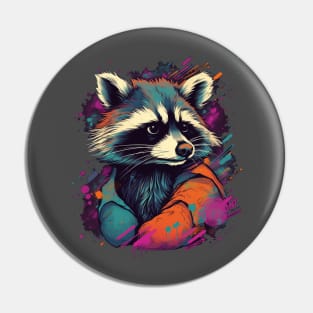 cute raccoon Pin