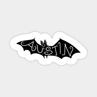 austin texas bat Magnet