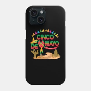 happy cinco de mayo cool mexico festival Phone Case