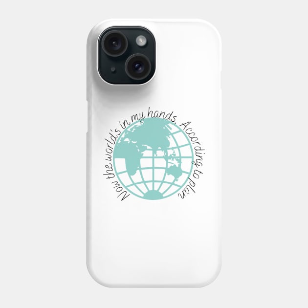 worlds in my hands Phone Case by RexieLovelis