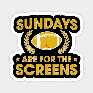 Funny Sundays are for the Screens Fantasy Football Magnet