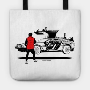 Marty McFly DeLorean Tote