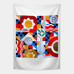 Modern Breakfast Tapestry