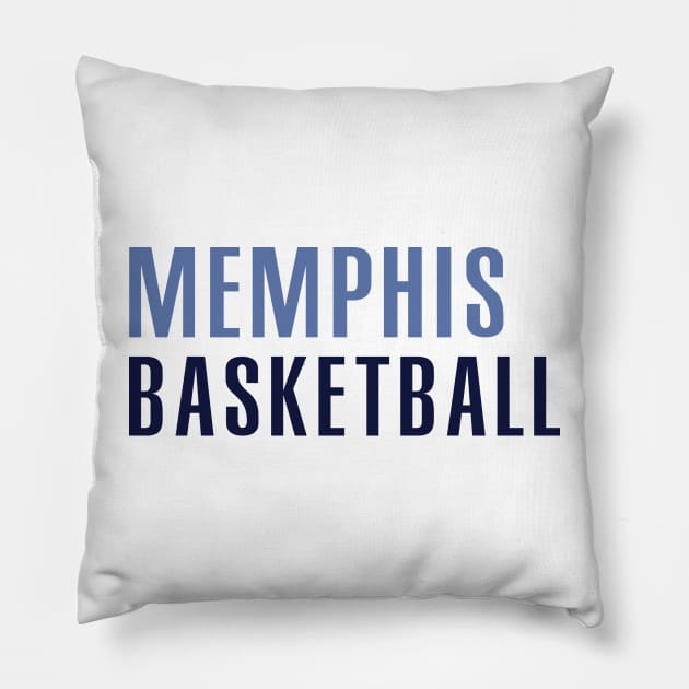 Memphis Grizzlies Pillow by teakatir