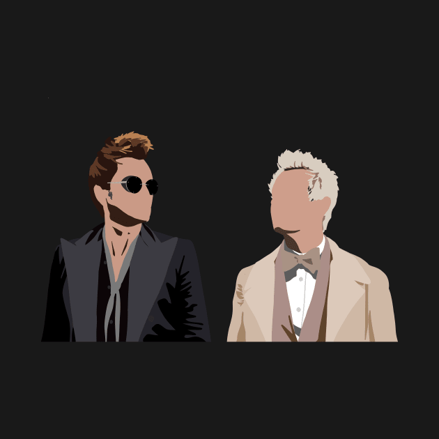 Minimal Good Omens by Bleachie