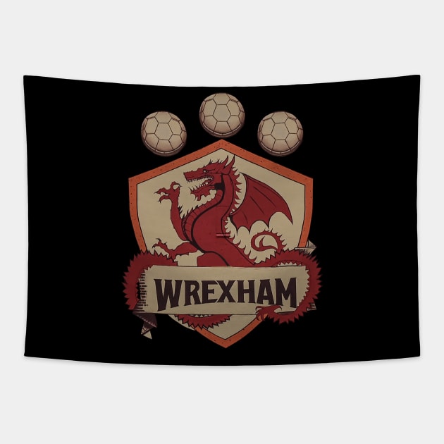 Red Dragon Wrexham Tapestry by projeksambat