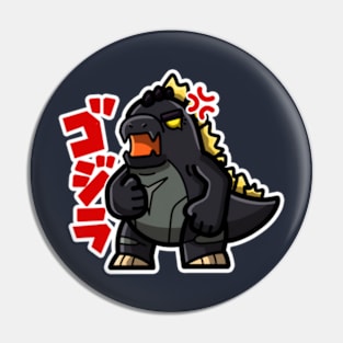 Brawl Stars Godzilla Buzz Black Pin