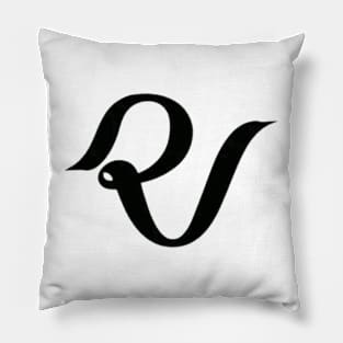 red velvet logo Pillow