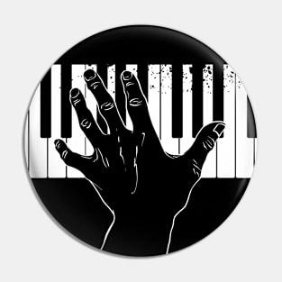 Pianist - Piano - Classical, Jazz, Blues, Music Pin