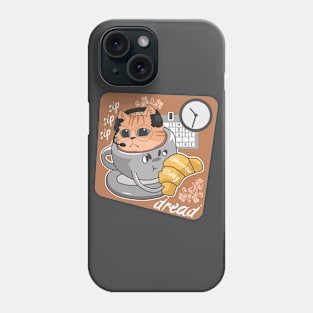 Embrace the Existential Dread Cat Phone Case