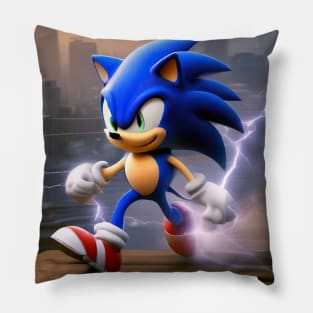 lightning speed Pillow