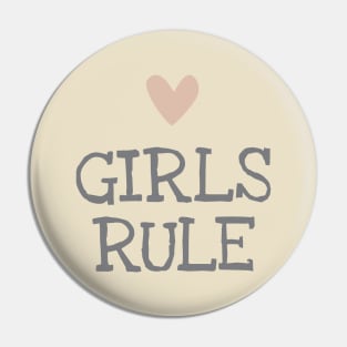 Girls rule Pin