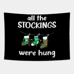 All the stockings were hung Tapestry