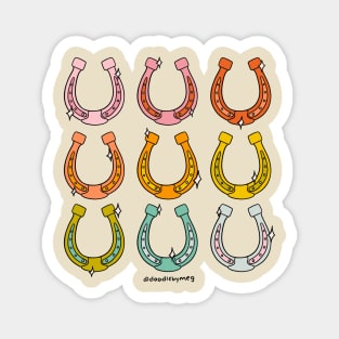 Rainbow Horseshoe Magnet