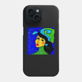 Green Eyed Lady Phone Case