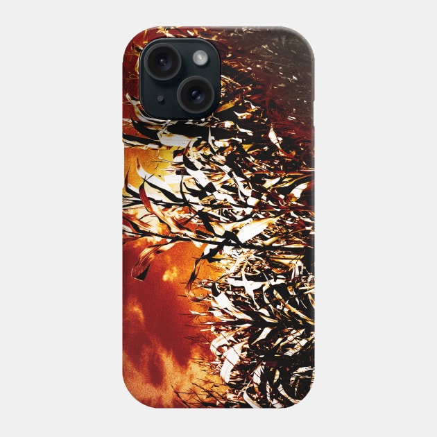 Fire in the corn field Phone Case by Gaspar Avila