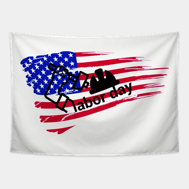 labor day waleed Tapestry by Waleed Mahmud