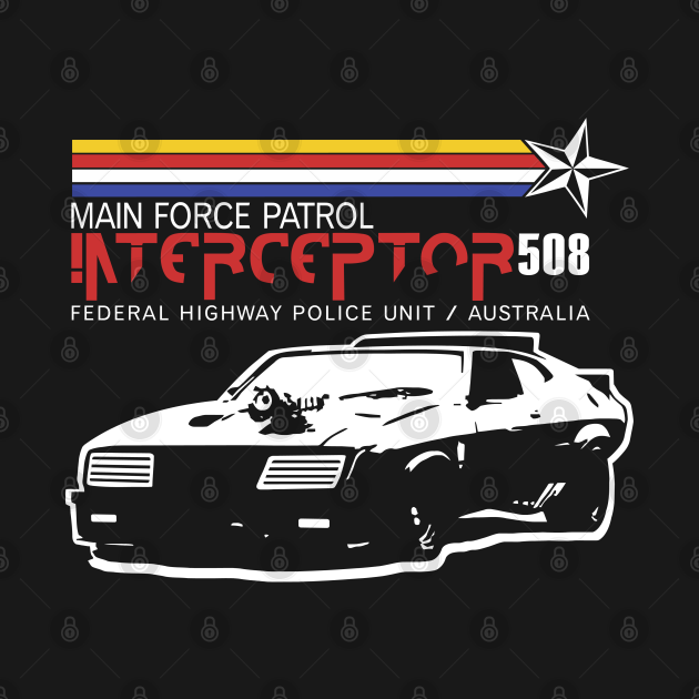 Mad Max Interceptor 508 v2 - Mad Max - T-Shirt
