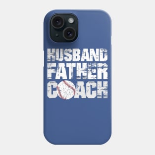 Husband Father Coach Softball Baseball Dad Phone Case