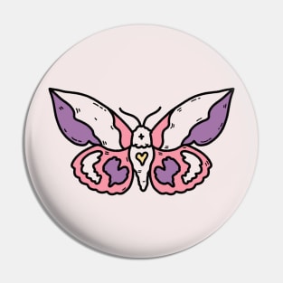 sapphic moth Pin