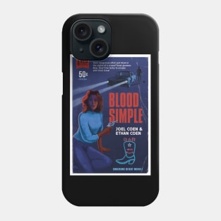 Blood Simple alternative movie poster - Coen Brothers Phone Case