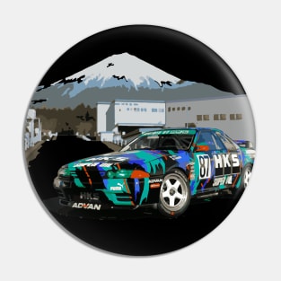 Skyline R32 GT-R HKS Japan Mt. Fuji GTR JGTC ZERO-R Pin