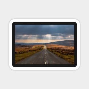 A moody road in the Dartmoor National Park Magnet