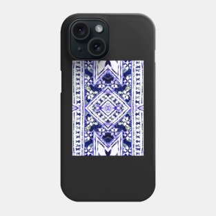 Fijian Tapa Cloth 110 by Hypersphere Phone Case