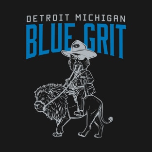 Blue Grit - Dark Backgrounds T-Shirt