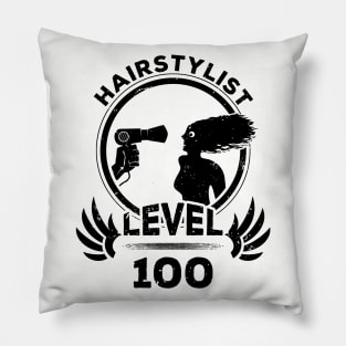 Level 100 Hairstylist Gift Pillow