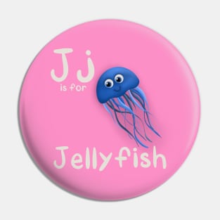 J is for Jellyfish Pin