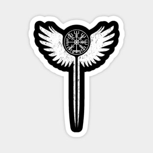 Wings of the Valkyries and Vegvisir Magnet