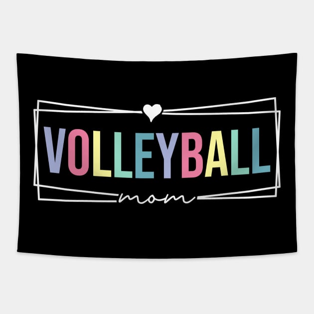 Volleyball Mom FUnny Volleyball Lover Tapestry by unaffectedmoor