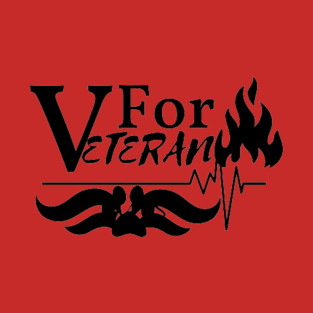 V For Veteran T-Shirt
