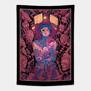 Hardwired CyberMommy Tapestry