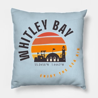 Whitley Bay Sunset Pillow