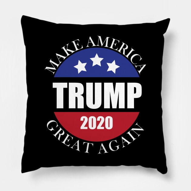 Trump 2020 Make America Great Again Pillow by G! Zone