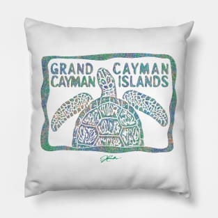 Grand Cayman, Cayman Islands, Sea Turtle Pillow