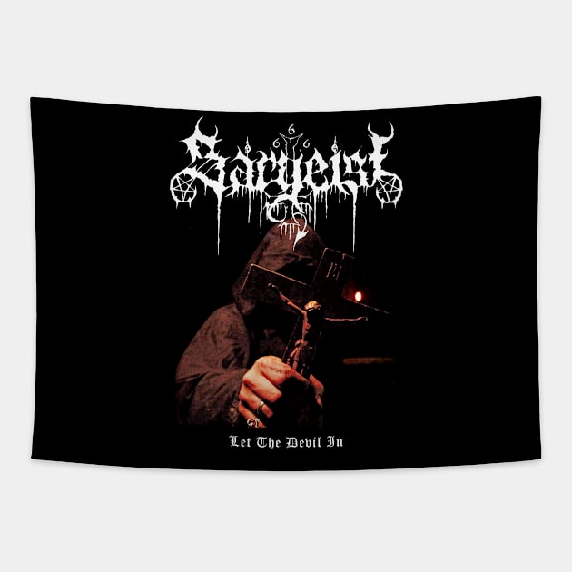 Sargeist "Let The Devil In" Tribute Tapestry by lilmousepunk