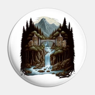 A Homely House at the Valley - Fantasy Pin