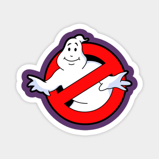 And Now Back To The Real Ghostbusters Logo Smile Magnet