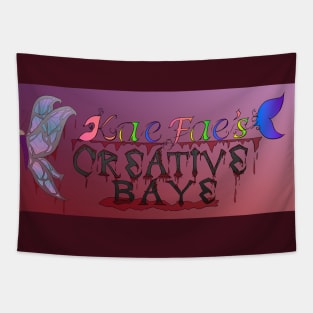 Kae Fae's Creative Baye Logo Tapestry