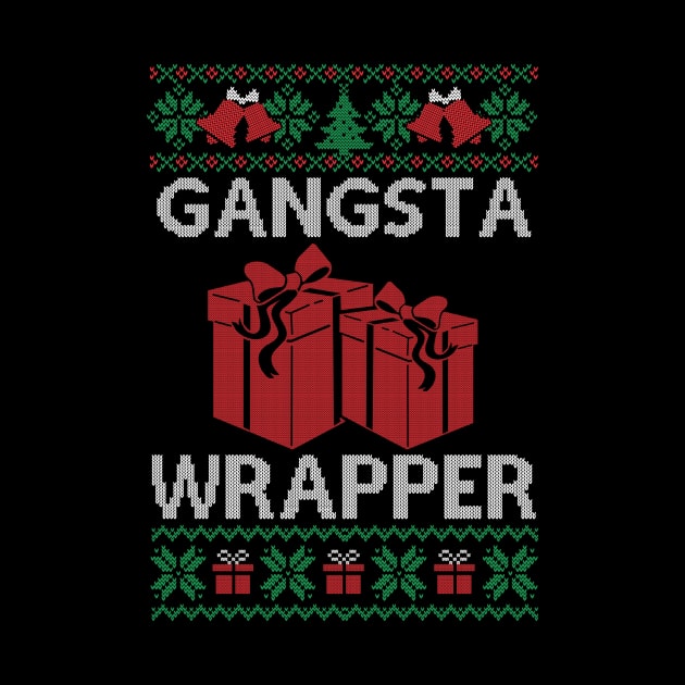 Gangsta Wrapper Ugly Christmas, Funny Christmas Gift by SloanCainm9cmi