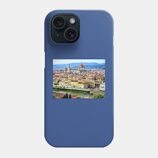 Overview of Florence, Italy Phone Case by Debbie-D-Pics