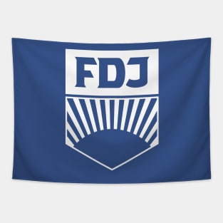 FDJ - Free German Youth Logo (white) Tapestry