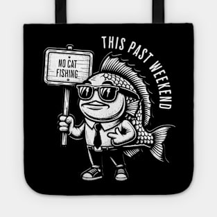 Theo Von Podcast No Catfishing Funny Fish Design Tote