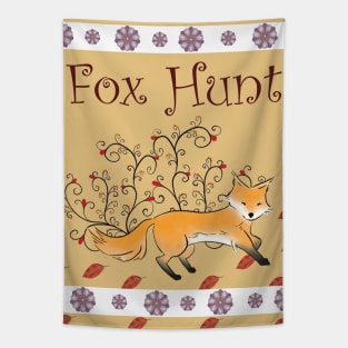 Fox Hunt - Life of a Fox Tapestry